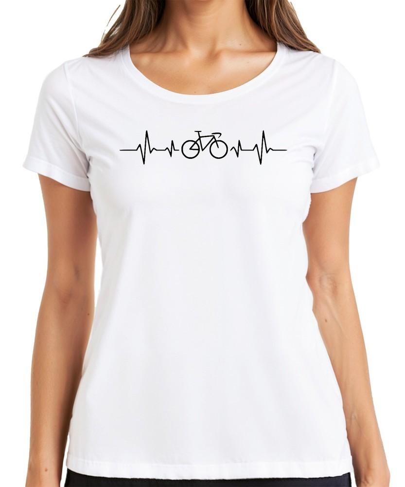 Bicycle Heartbeat Ecg Bicycle Love Pulse Cyclist Road Bike Biker Unisexs Tshirt
