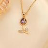 Titanium Steel Non-fading Necklace - European & American Style, Light Luxury, Versatile Korean Fashion, Perfect for Women and Girlfriend Gifts.