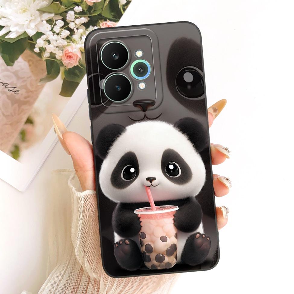 Cover For Realme 15 Pro Casing RMX5101 Silicone Luxury Fashion Flowers Kawaii Cute Painted Shockproof Phone Case