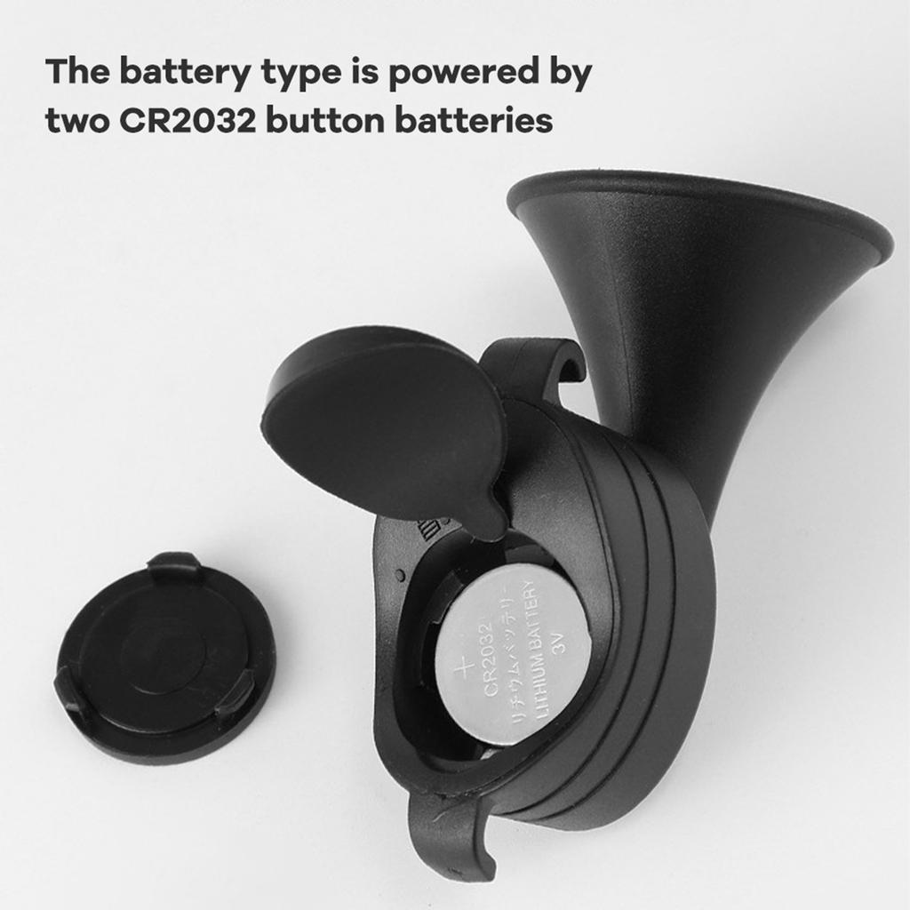 120db High Decibel Electronic Bike Horn Waterproof Button Battery Powered Electric Bike