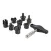 9Pcs Oil Pan Drain Plug Repair Kit Portable Versatile Oil Sump Drain Plug Tool Set for Plastic Oil Pan Oil Drain Plug
