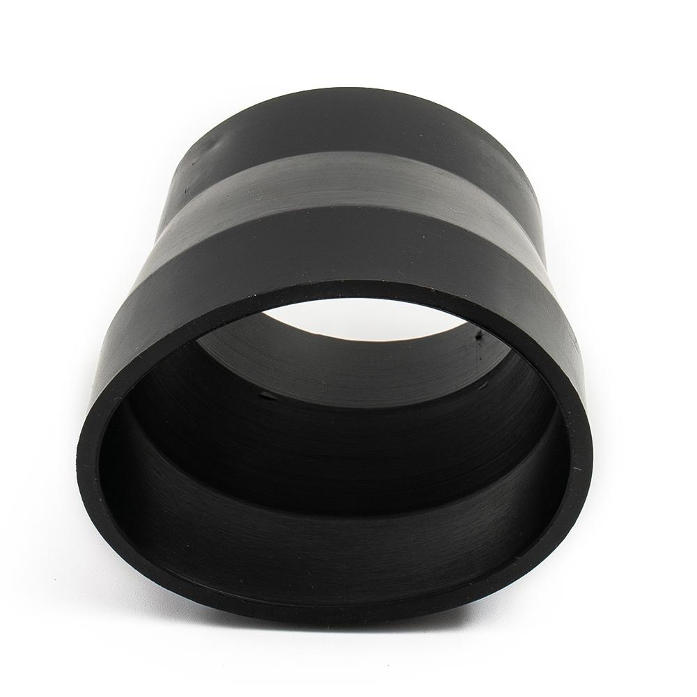 Luftinsugskoppling 76-63mm Luftfilterrör Slang 3-2.5 Tum Svart Gummi
