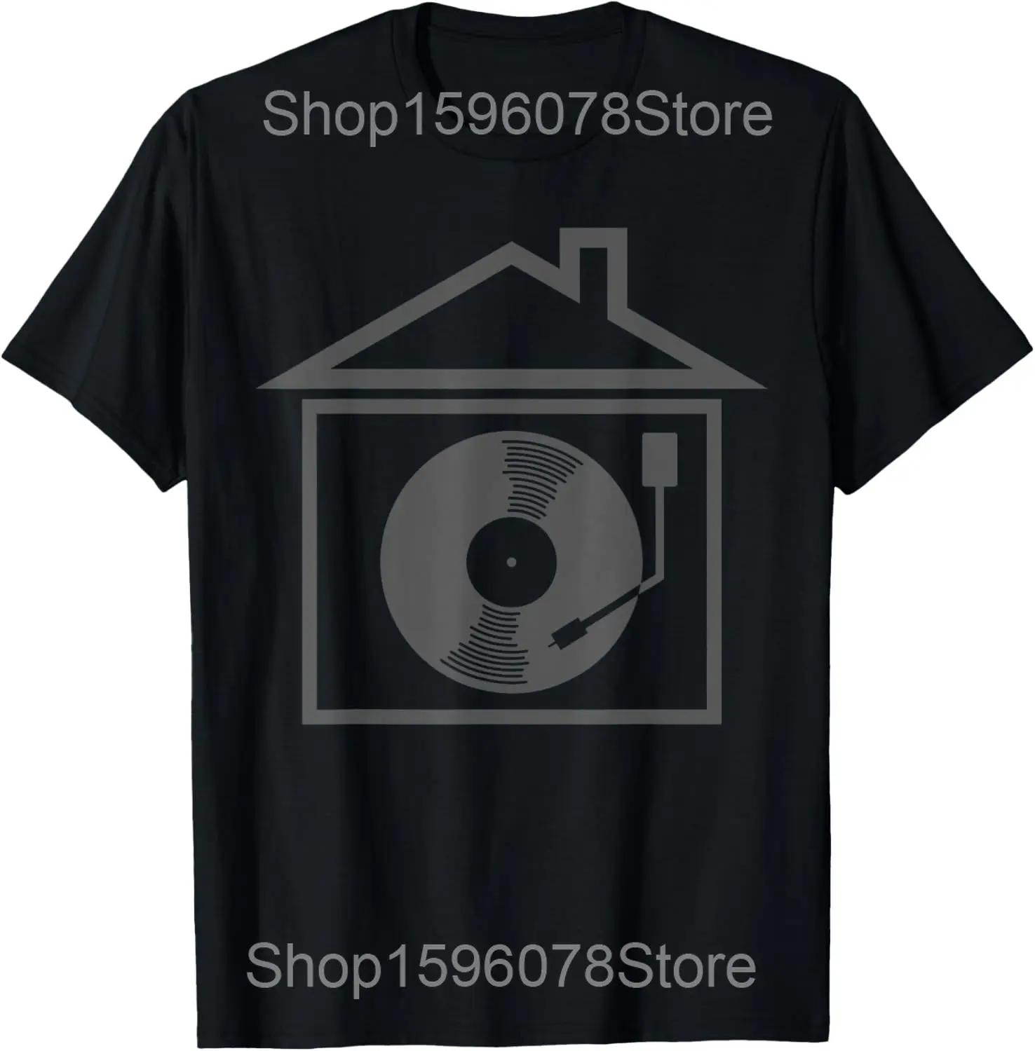 

Funny House Music Retro Design TShirt Summer Men Women Clothing Fashion T Shirts Cotton Short Sleeve Oversized Tshirt Tops 4XL