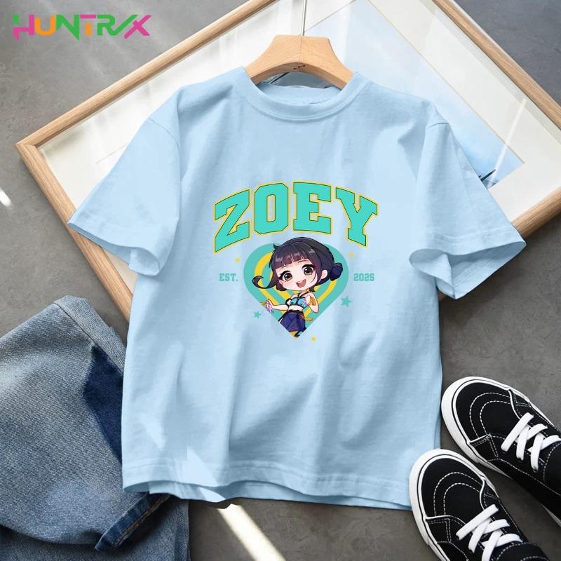 Ropa KPop Cazadores de Demonios Niños 2025 Caliente Anime Algodón Camiseta Harajuku Niñas Camisa Casual Regalo Moda Película Camisetas para Niños Pequeños