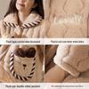 MaoRen Women's Plush Padded Two-Piece Lounge Set