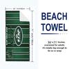 New York Jets Print Beach Towel, Large Soft Quick Dry Towel for Beach Camping Swimming