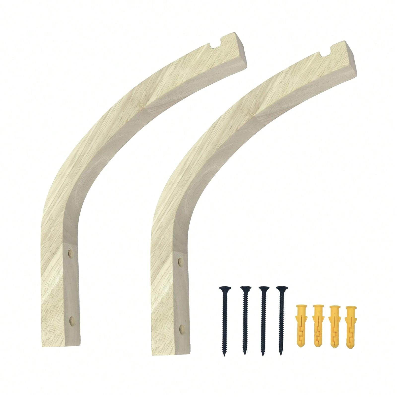 

2 шт. 8-дюймовая деревянная вешалка для растений, подвесной кронштейн для растений, настенные крючки, декоративные для фонарей, цветочных кронштейнов, колокольчиков, декора