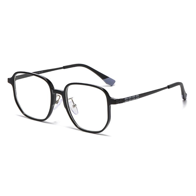 Photo-Sensitive Color-Changing Anti-Blue-Light  Ultra-Light Trendy Large-Frame Near-Sighted Glasses 6090