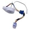 Silver ABS Refrigerator Evaporator Motor WR60X10307 Solves Freezer Cooling Concerns