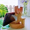 Solid Wood Phone & Tablet Stand: Universal, Simple, and Convenient for Desktops