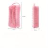 Dual-Sided Square Bath Brush, Soft Silicone Exfoliating Shower Head with Dual Scrubbing Surface, Portable Body Scrubber