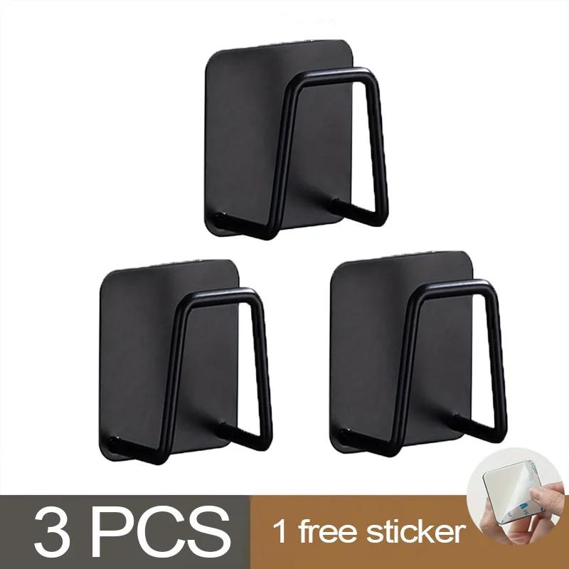1-2Pcs Kitchen Sink Sponge Rack Drain Storage Holder Self Adhesive Stainless Steel Wire Ba Il Rag Brush Organizer Wall Hooks