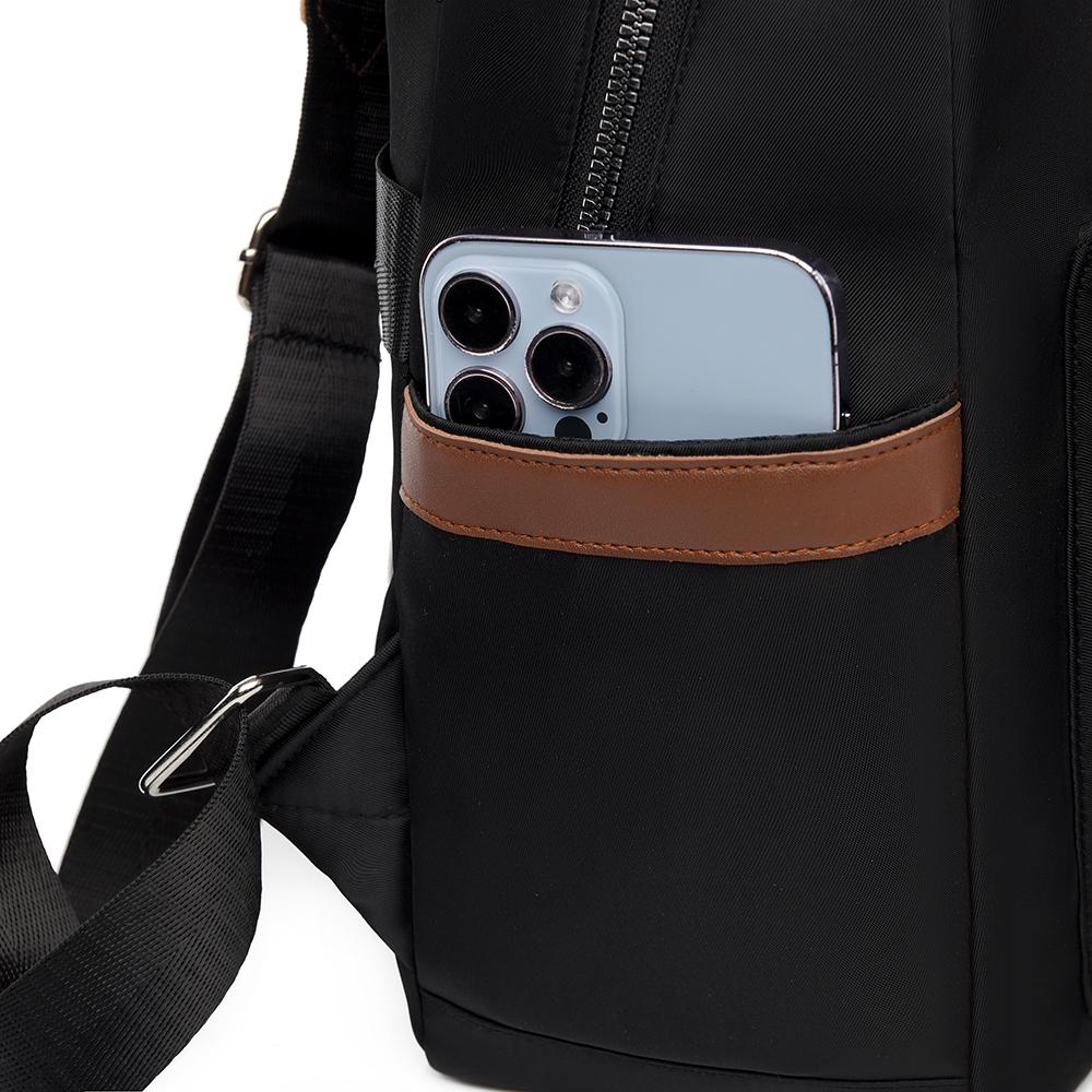 Lightweight Backpack Color Block Women's Small Backpack Oxford Travel Bag