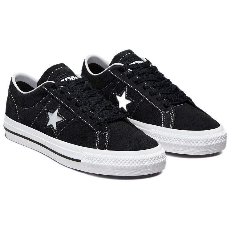 Converse One Star Pro Svart Hvit Unisex Sneakers 171327C