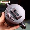 280ml  Yixing Purple Clay Teapots Handmade Large Caliber Dragon Pot Raw Ore Antique Red Mud Kettle With Filter Zisha Teaset Gift