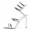 Eilyken Summer Street Style Ankle Strap Open Toe Narrow Band Women Sandals Thin High Heels Stripper Sexy Banquet Shoes