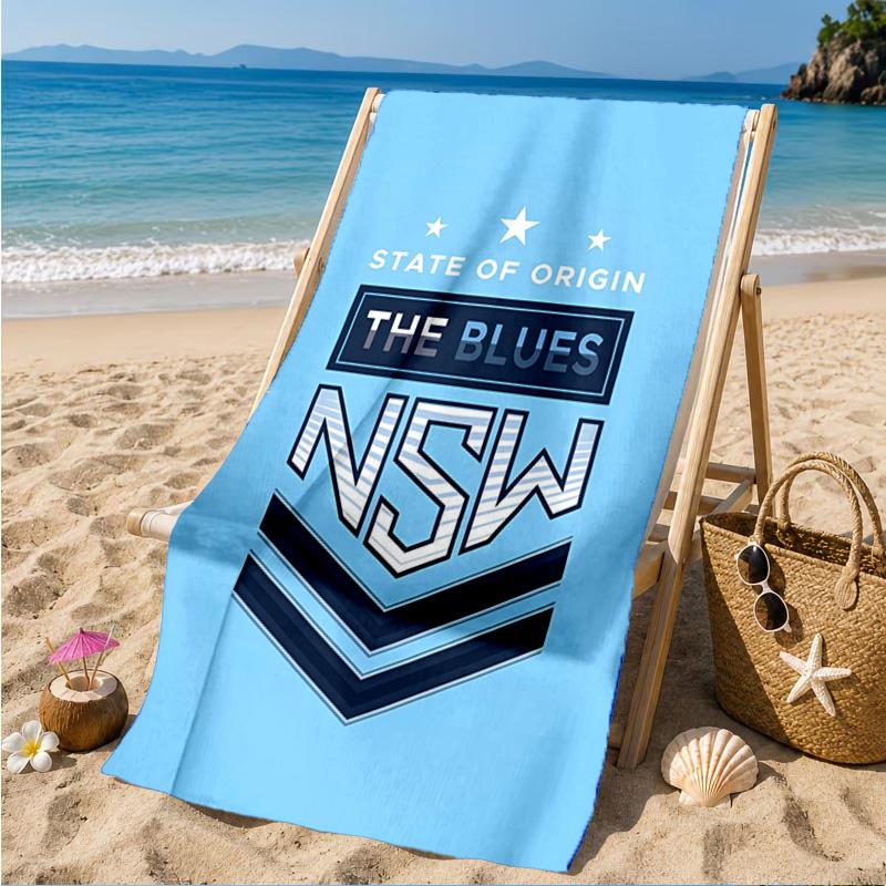 Nk Osijek Crest Design Beach Towel, Quick-drying, Easy to Care for, Suitable for Both Fitness and Beach Vacations,Sports Essential