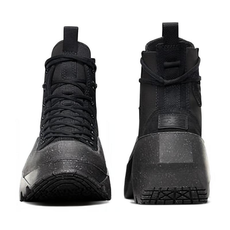 Converse Chuck 70 Geo Forma Round Toe Lace-up Shock-Absorbing Abrasion Resistant High-Top Lifestyle Casual Shoes Unisex Black