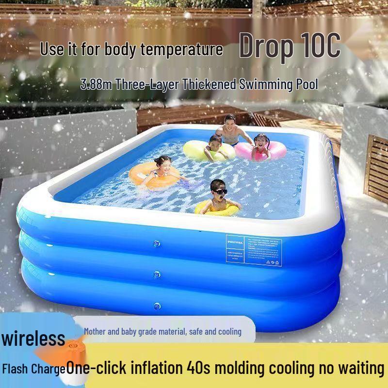 OEING Inflatable Children's Home Swimming Pool