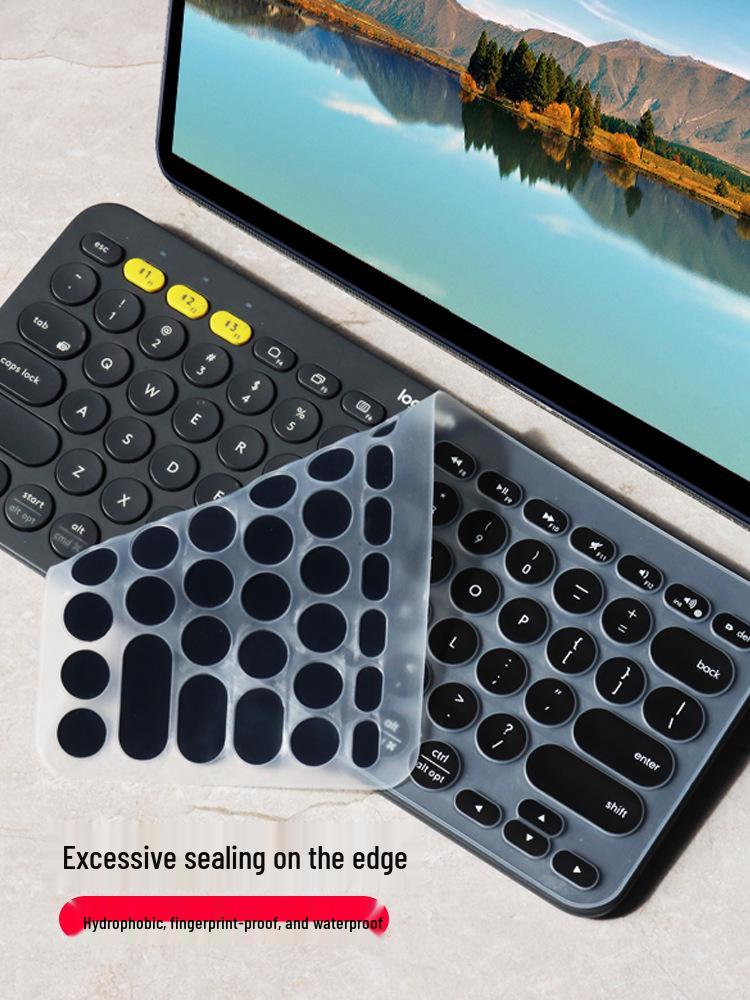 Logitech K380 Bluetooth Keyboard - LINE FRIENDS Series: Cony Rabbit & Brown Bear with Concave-Convex Key Design