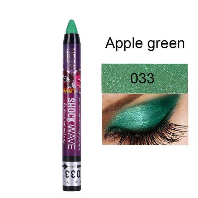 36 Colors Long -Lasting Eyeshadow Pencil Waterproof Pigment Blue Brown Black Eyeliner Pen Women Fashion Color Eye Makeup Cosmetic