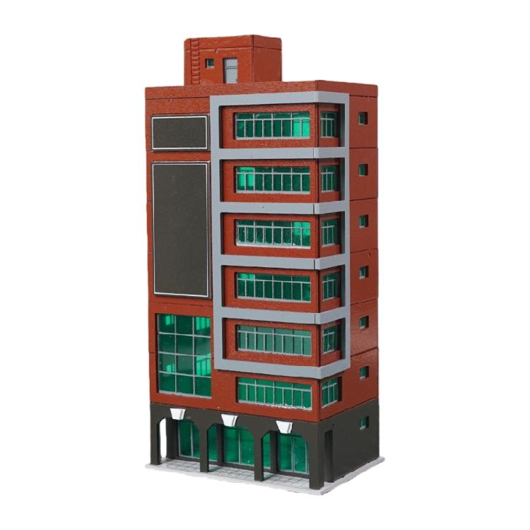 

Miniature ABS Building Model 1/150 Scale Realistic Scenery Outland Scene Dioramas Model For Enthusiasts And Students красный
