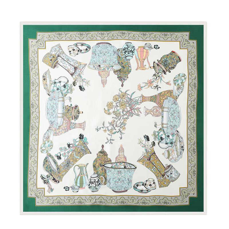 Aisi Yalan 100% Mulberry Silk Small Square Scarf