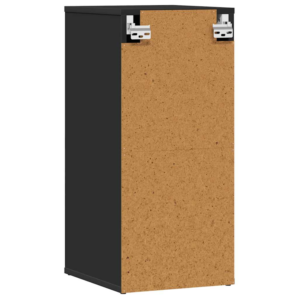 Shoe Cabinet Black 32x35x70 Cm Particleboard