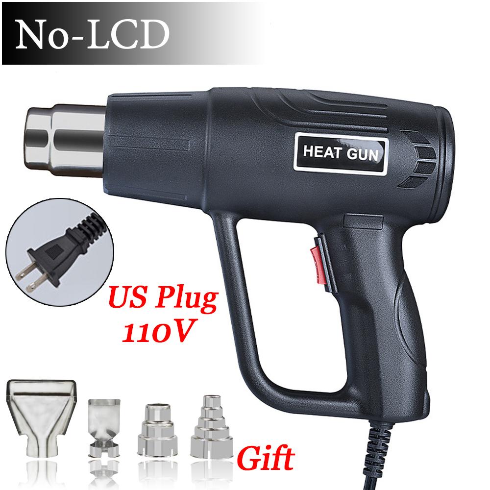 Industrial Heat Gun 1000/2000W Electric Hot Air Gun Air Dryer for Soldering Thermal Blower Car Film Shrink Wrapping Tools