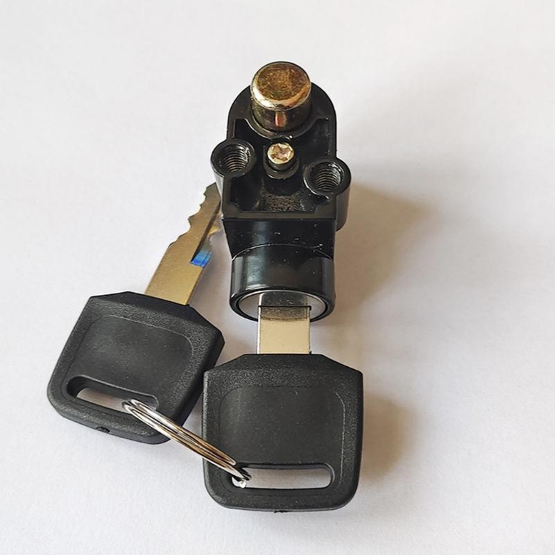 Lucchetto Premium Antifurto per Batteria E-bike Costruzione Robusta in Ferro Lucchetto per Scatola Batteria Adatto per Maggiore Sicurezza