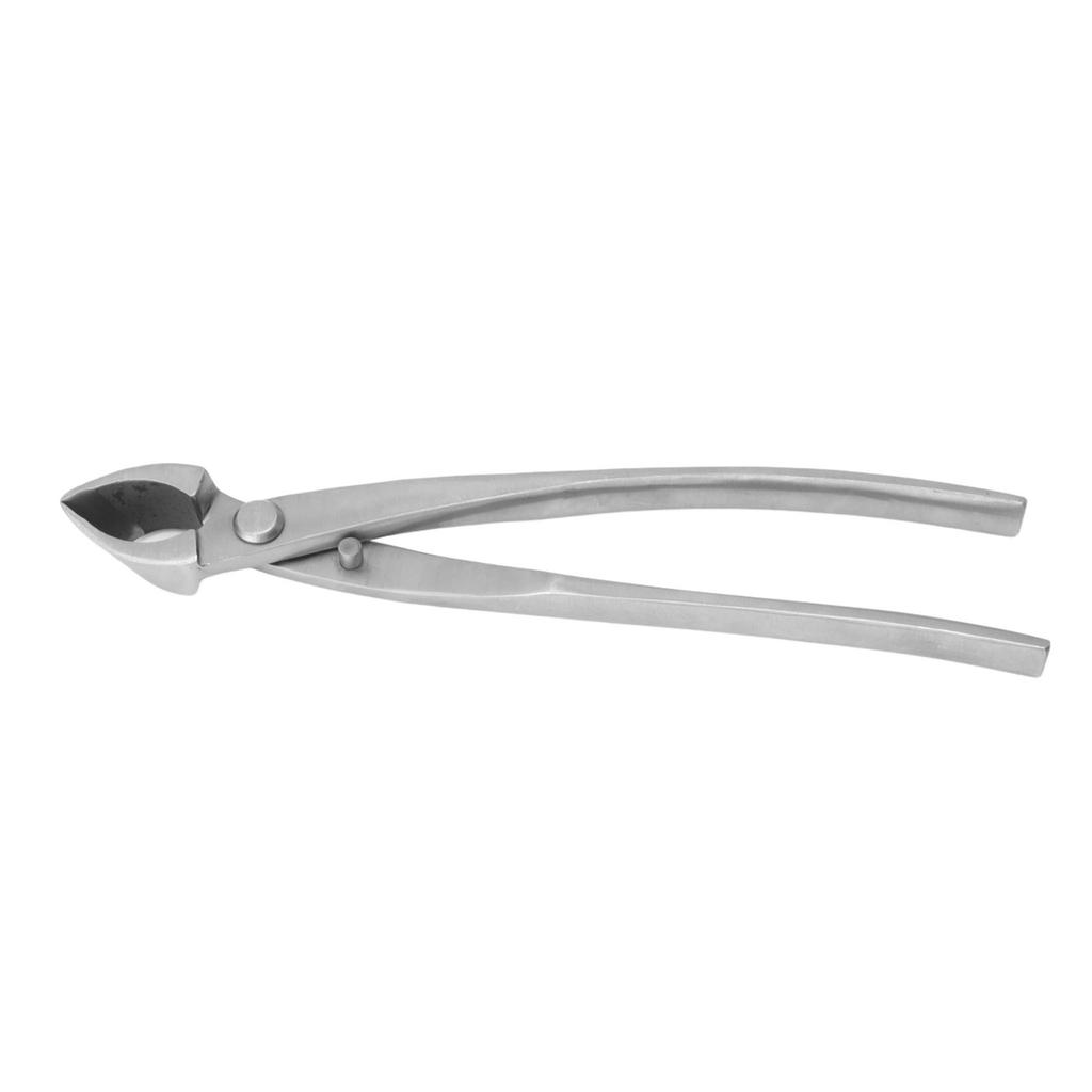 Bonsai Concave Branch Cutter Chromium Alloy Bevel Round Edge Knob Cutter for Home Garden