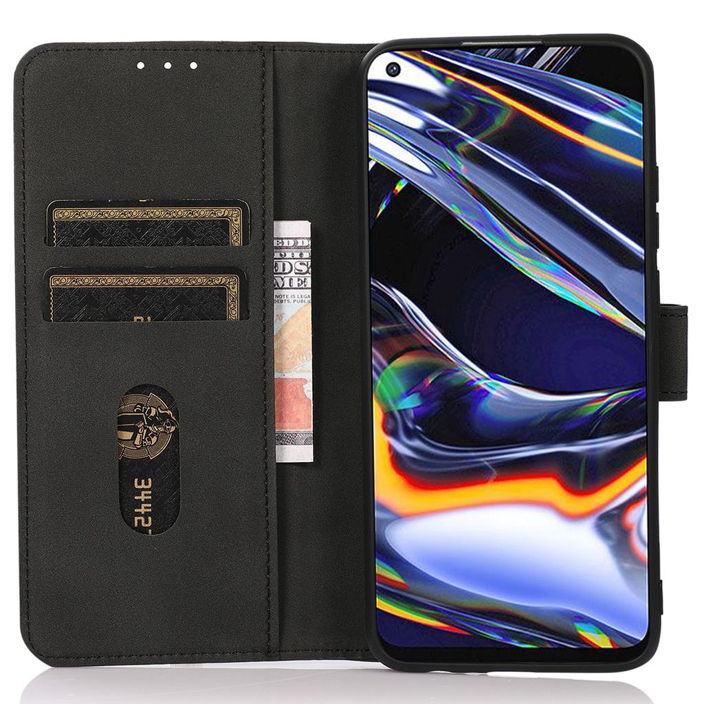 KHAZNEH Für Motorola Moto G24 Power Stoßfeste Lederhülle Brieftasche Ständer Abdeckung