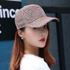 Mesh Rhinestone Baseball Cap Breathable Duck Tongue Hat Hip Hop Woman Shiny Cap  Leisure Activities