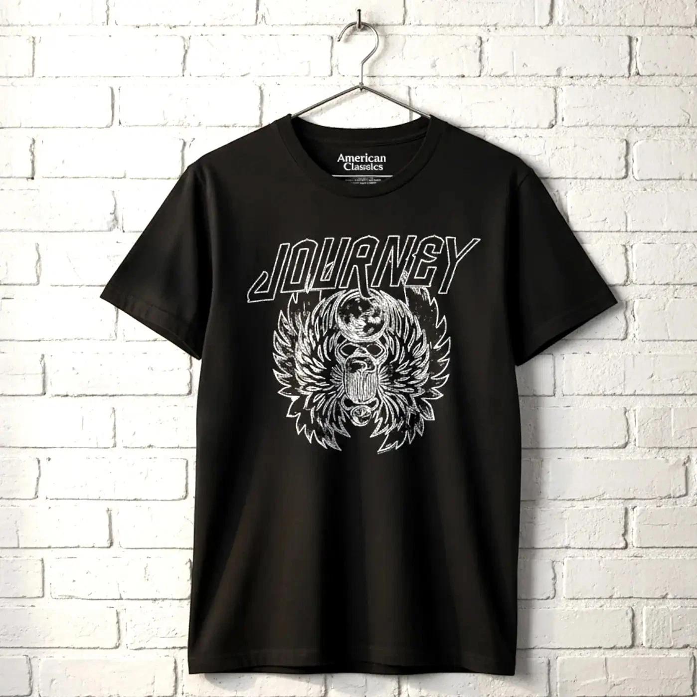 Journey Freedom in Black Men s T Shirt XS
