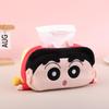 Crayon Shin-Chan Plush Cute Tissue Box Anime Personality Creative Boochan Runny Nose Tissue Storage Box Desktop Decoration