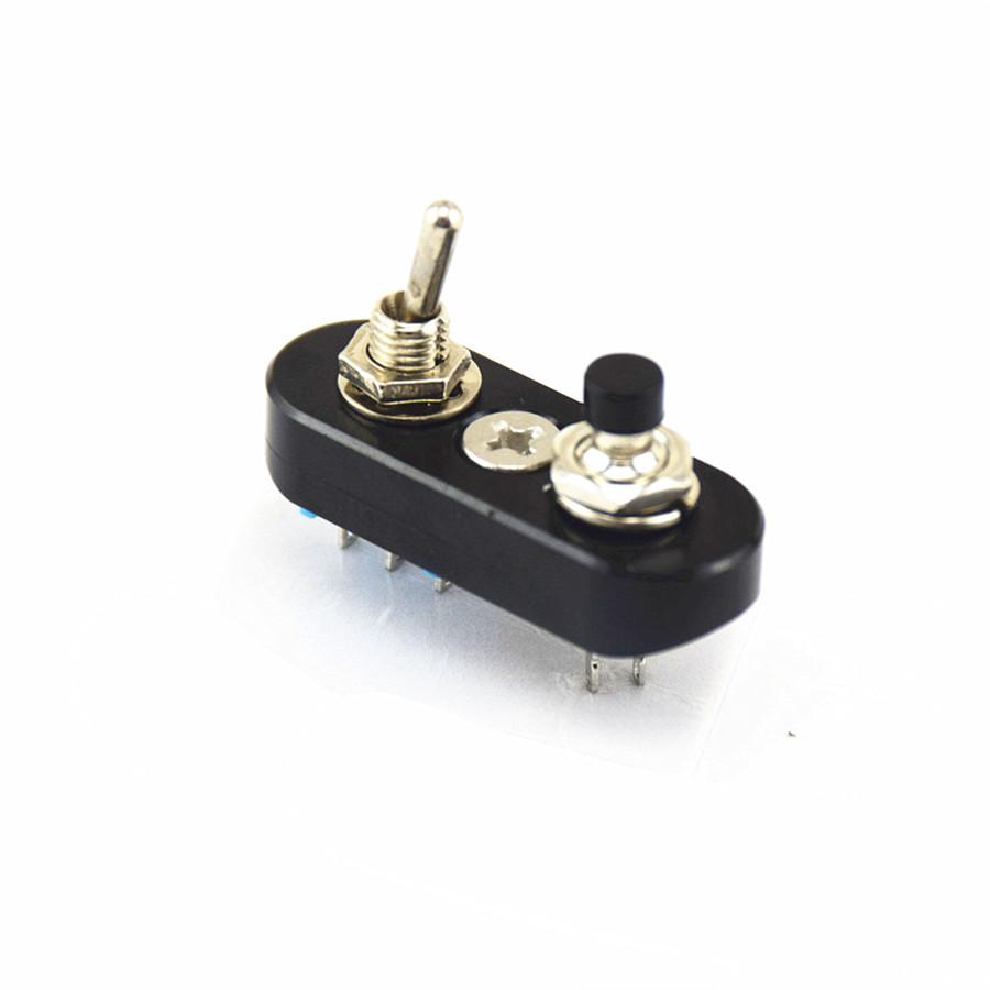 Waterproof Custom Motorcycle Handlebar Engine Start Stop Kill Lever Switch Black