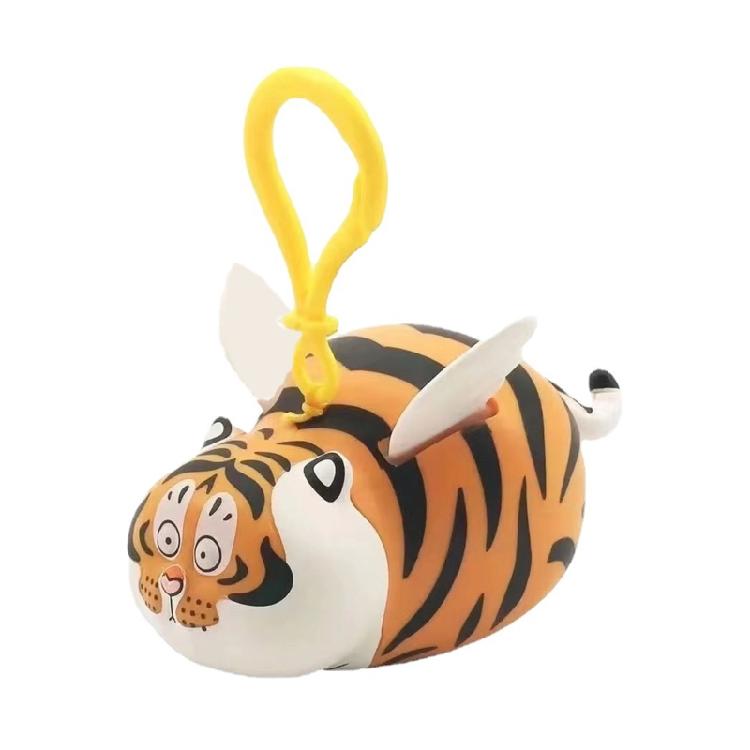 

Cute Fly Wing Tiger Pendant Keychain Good Lucky Fat Tiger Keychain for Key Ring 1