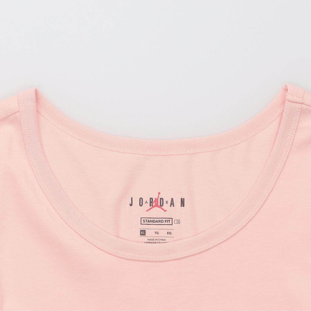 Jordan Print Round Neck Sleeveless Tank Top Men Tops Pink CZ8296-800