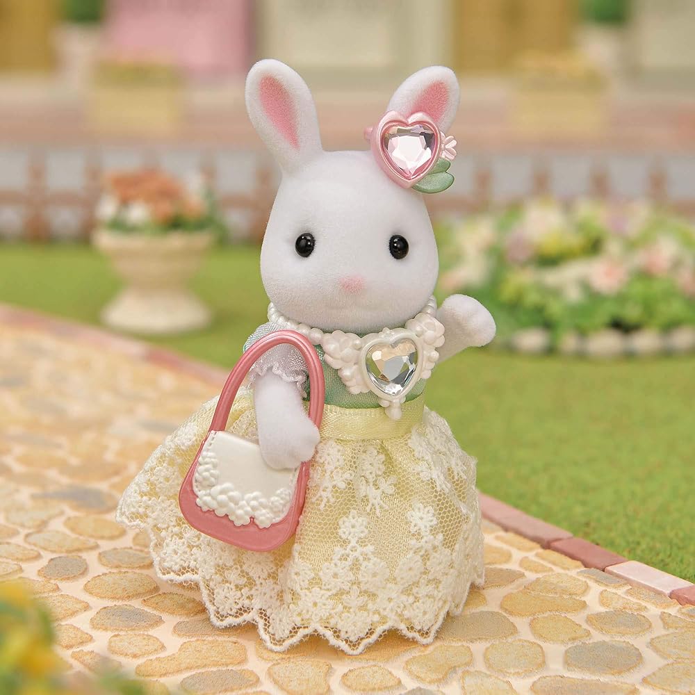 EPOCH Sylvanian Families Town Fashion Coordination Set Glitter Jewelry Collection PVC Toy