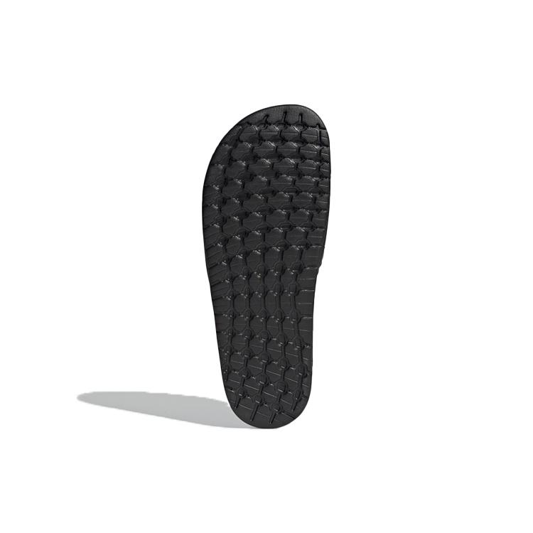 New Adidas Adilette Boost Slides Black White Stripes FY8154