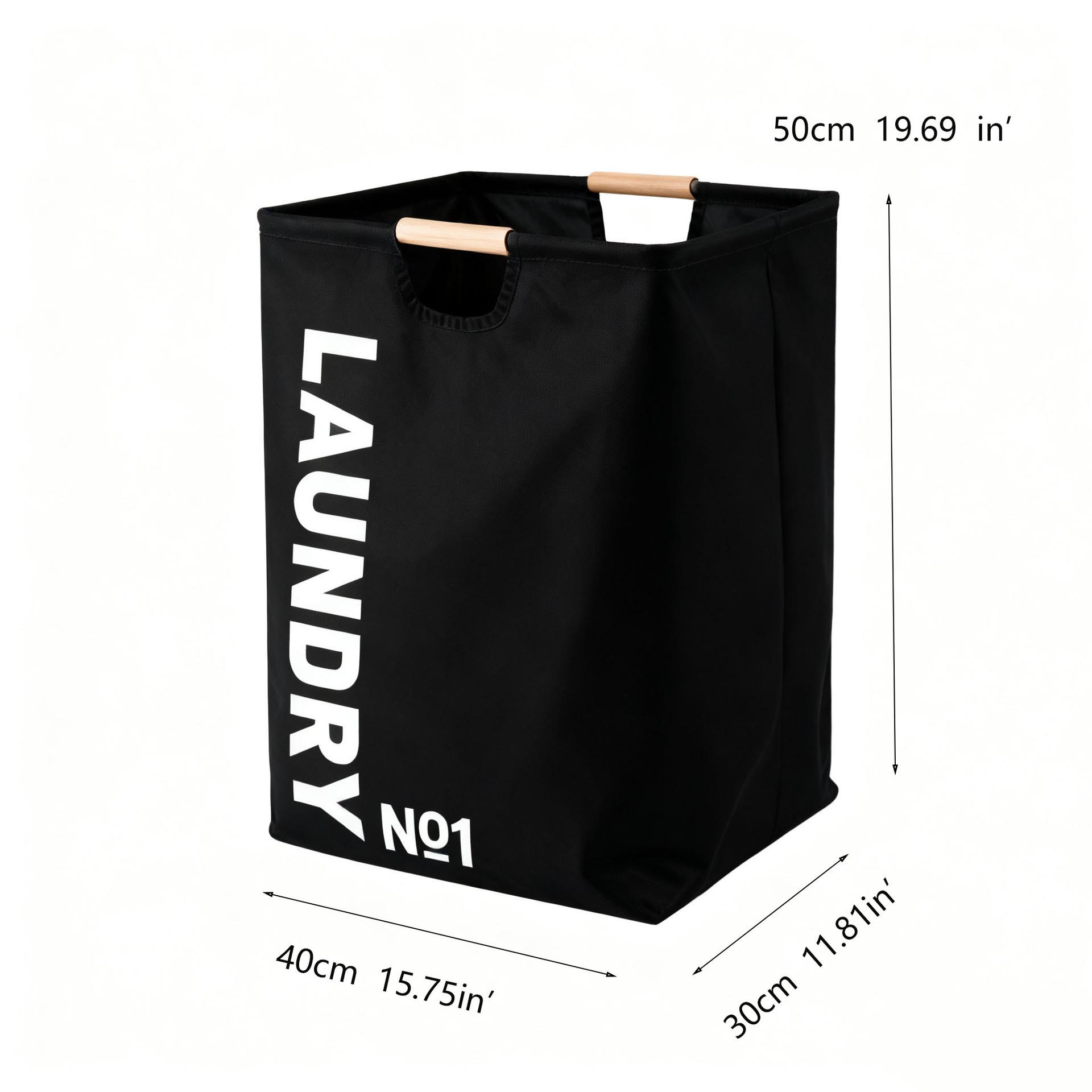 

Foldable Large-Capacity Waterproof Fabric Laundry Hamper 40x30x50 cm, 60L