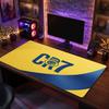 Cristiano Ronaldo Crest Mouse Pad, Extended Non Slip Rubber Desk Mat for Gaming Office Laptop Fan Gift