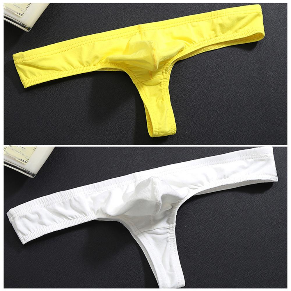 

Мужской Сексуальный хлопок Стринги Нижнее белье Low Rise Stretch G-String T-Back Трусы