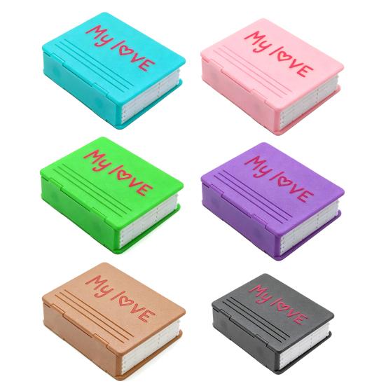 3D Printed Instant Photo Album Hold 6 Standard 3-Inch Instant Photos Folding Expandable Mini Photo Holder Picture Memory Book