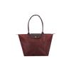 Le Pliage Brand Logo Design Nylon Tote Shopping Bag Handheld Shoulder Bag Large Women Tote Pomegranate 1899919P98