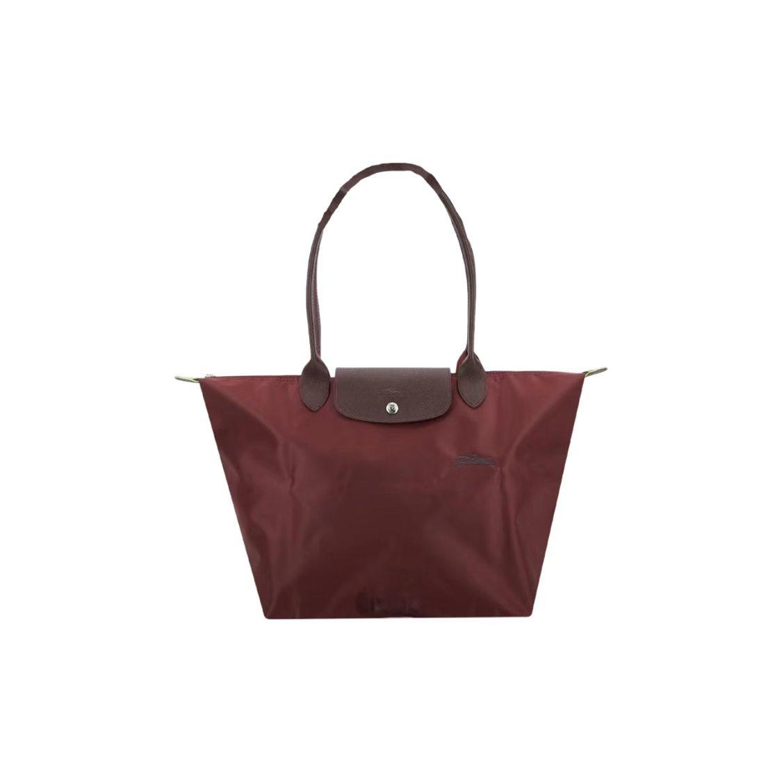 

Longchamp Le Pliage Brand Logo Design Nylon Tote Shopping Bag Handheld Shoulder Bag Large Women Tote Pomegranate 1899919P98 Basic Set (Bag)