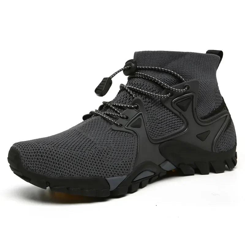 Fashion 2025 Summer Men's Casual Mesh Breathable Men's Sneakers Outdoor Slip-On Men's Shoes Lightweight Men Wading Shoes Zapatillas Male