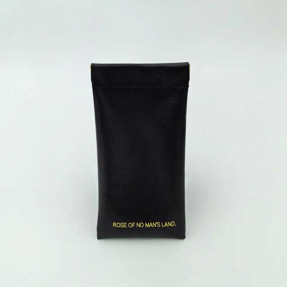 Fashion Simple Lipstick Makeup Bag Portable PU Jewelry Handbag Travel Mini Cosmetic Organizer Pouch for Women Girls