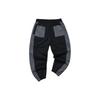 Fila Fusion Retro Patchwork Woven Knitted Sports Pants Men bottoms Deep-Black T11M213801F-BK