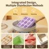 Silicone Ice Cube Tray Removable Lid 6/9 Grids Ice Cube Mold BPA-Free Flexible Chocolate Mold for Cocktail Whiskey